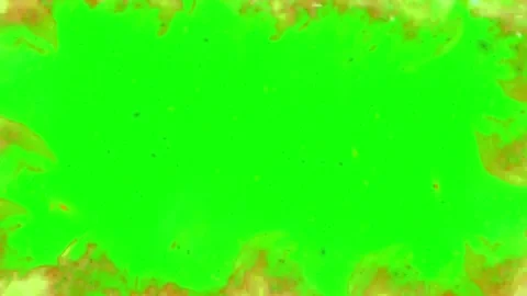Green and orange abstract background with textured motion Видео 337983547