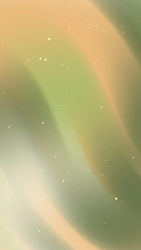 Green and orange blurry background with white dots. Stock-Footage 310012323