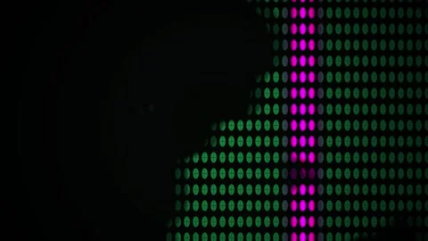 Green and pink binary code matrix. Stock Footage 340030885