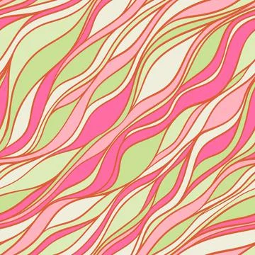 Green and pink pattern Stock Illustration