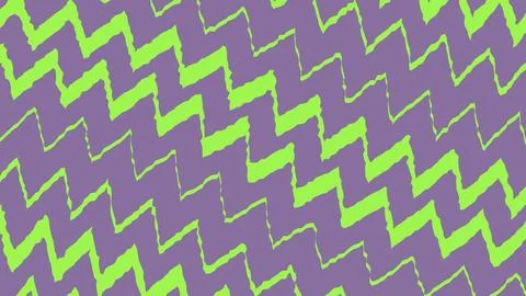 Green and purple zigzag pattern background Stock Illustration