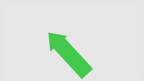 Green and red arrows in opposing directions. Stock Footage 306651496