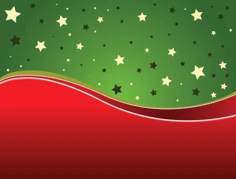Green and red backgrund Ilustração Stock