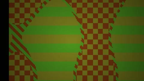 Green and red checkered pattern background. Stock Footage 334684364