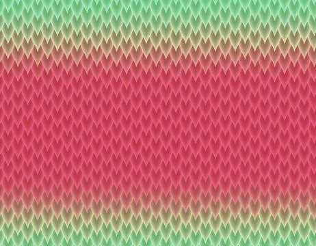 Green and red gradient snake skin pattern, long sharp scale 스톡 일러스트