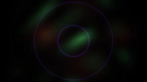 Green and red light circle animation. Vidéo 334884820