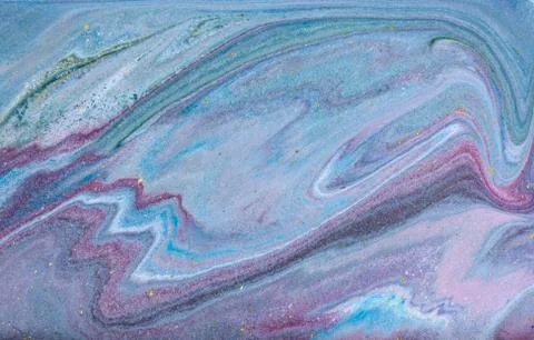 Green and red marbling pattern. Marble liquid texture. Stock Illustration
