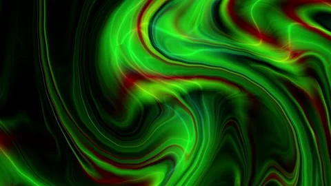 Green and Red Neon Fluid 15s Seamless Loop for VJ Sets Vídeos de archivo 341578331