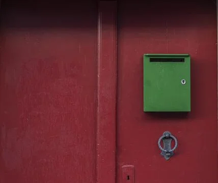 Green and red Foto stock