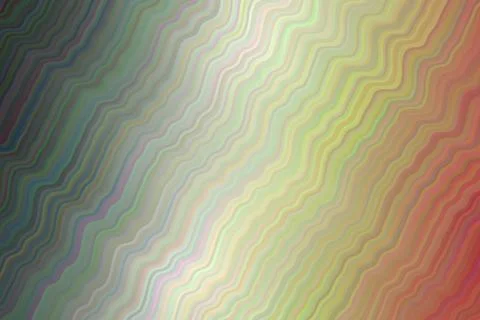 Green and red waves vector background. Stock Illustration