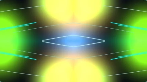 Green and teal gradient with light geometric lines Stock Footage 331647397