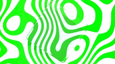A green and white abstract background with glass rectangle shape loop animation Stock Footage 276494257
