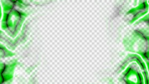 Green and white abstract background with wavy patterns Stock Illustration