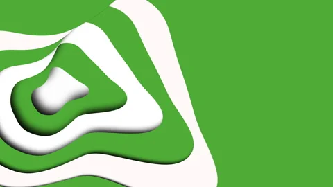 Green and white abstract design with curved shape Stock-Footage 297616245