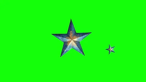 Green and White Bird and Screen on Green Screen Background Horizontal 16:9 Video stock 339444989