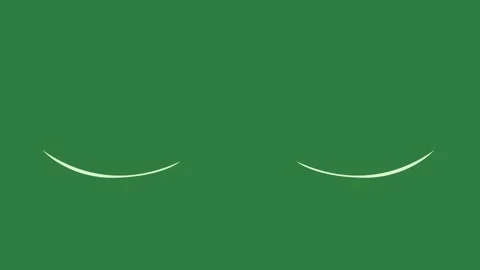 Green and White Cat on Green Screen Background Vídeo Stock 338023675