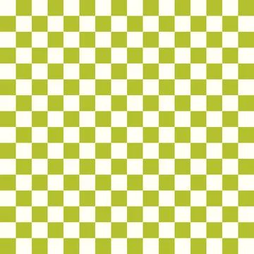 Green and white checkerboard pattern for various graphic and textile applic.. Stock Illustration