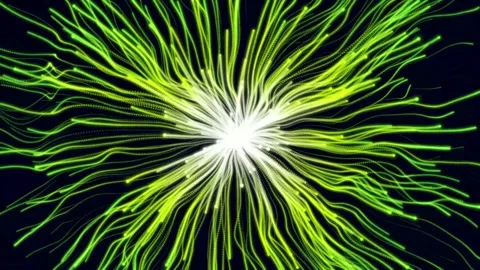 Green and white light Stock-Footage 343334647