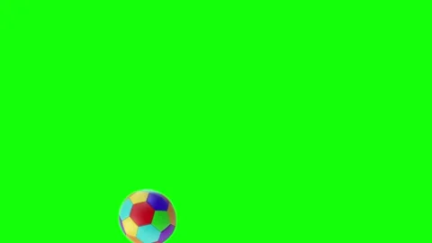 Green and White Man and Screen on Green Screen Background Horizontal 16:9 Video stock 339443324
