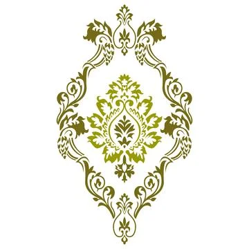 A green and white pattern on a white background Stock Illustration