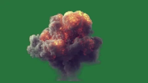 Green and White Screen and Cloud on Green Screen Stock Footage 338023377