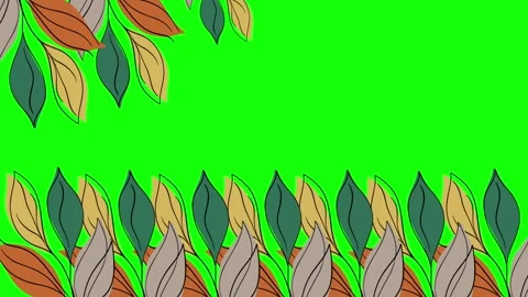 Green and White Screen on Green Screen Background Horizontal 16:9 Stock Footage 339328404