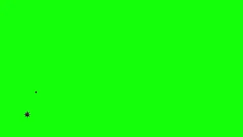 Green and White Screen on Green Screen Background Horizontal 16:9 Stock Footage 339348889