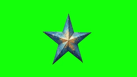 Green and White Screen on Green Screen Background Horizontal 16:9 Stock-Footage 339444979