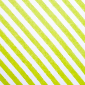 Green and white striped pattern on mulberry paper textured background, detail Stock Photos