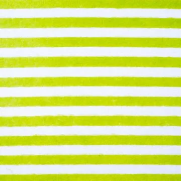 Green and white striped pattern on mulberry paper textured background, detail Stock Photos