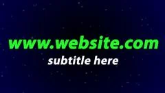 Green and white text animation (no plugin) Stock After Effects