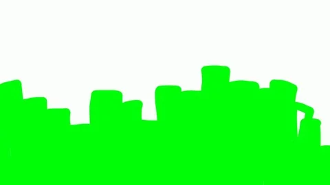 Green and white transition background Animation, Green screen Stock Footage 105203004
