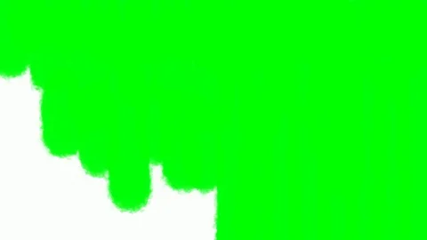 Green and white transition background Animation, Green screen Stock Footage 106100330
