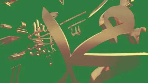 Green and White White Border Close on Green Screen Vídeo Stock 338022601