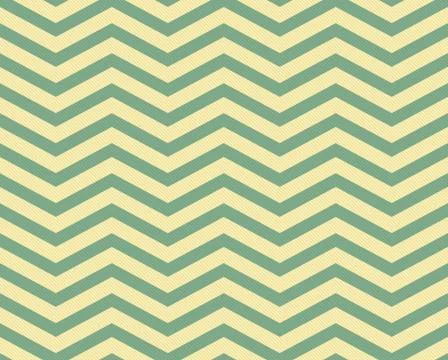 Green and yellow chevron zigzag textured fabric pattern background Stock Illustration