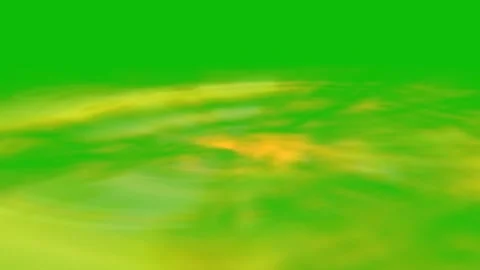 A green and yellow cloudy sky with a bright green background Vídeos de archivo 331102873