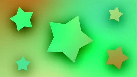 Green and Yellow Gradient Background with Stars Stock Footage 284406701