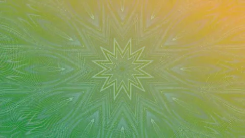 Green and yellow gradient background with abstract starburst effect a smooth Video stock 333308441