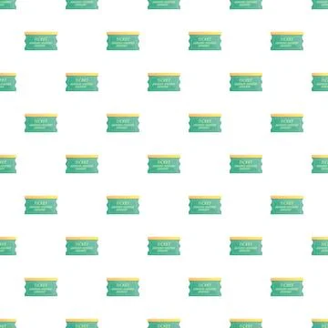 Green and yellow ticket pattern creating seamless background Illustrazione stock