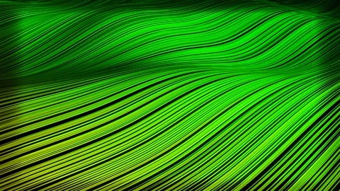 Green and Yellow Waves Background VJ Loop in 4K Stock Footage 306644893