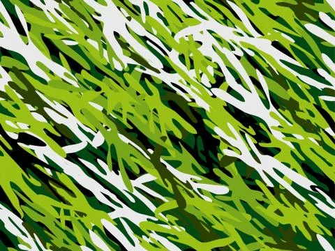 Green Angular Camouflage Stock Illustration