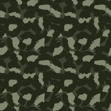 Green Animal Leopard Seamless Pattern Background イラスト素材