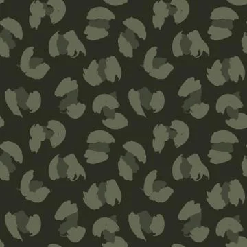 Green Animal Leopard Seamless Pattern Background イラスト素材