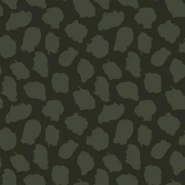 Green Animal Leopard Seamless Pattern Background Stock Illustration