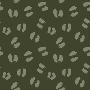 Green Animal Leopard Seamless Pattern Background Stock Illustration
