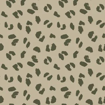Green Animal Leopard Seamless Pattern Background イラスト素材