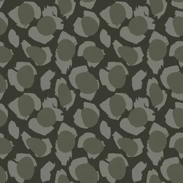 Green Animal Leopard Seamless Pattern Background Stock Illustration