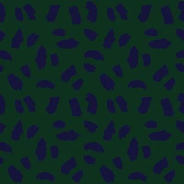 Green Animal Leopard Seamless Pattern Background Stock Illustration