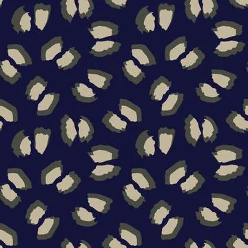 Green Animal Leopard Seamless Pattern Background 스톡 일러스트