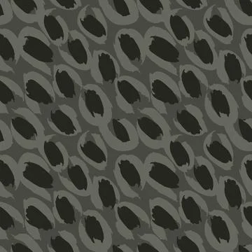 Green Animal Leopard Seamless Pattern Background Stock Illustration